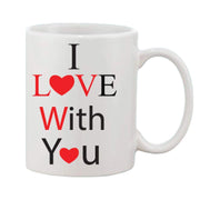Generic Printed Ceramic Coffee Mug - 1 Pieces, White, 11oz