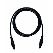 Generic Supreme Quality Digital Optic Fibre Cable 1.5 Yards, Transmission Bandwidth up to 250Mb_s (Black)