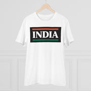 Generic Men's PC Cotton India Printed T Shirt (Color: White, Thread Count: 180GSM)