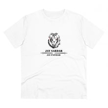 Generic Men's PC Cotton Jay Sardar Printed T Shirt (Color: White, Thread Count: 180GSM)