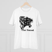Generic Men's PC Cotton Jay Sardar Printed T Shirt (Color: White, Thread Count: 180GSM)