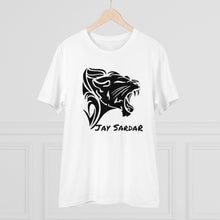 Generic Men's PC Cotton Jay Sardar Printed T Shirt (Color: White, Thread Count: 180GSM)