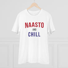 Generic Men's PC Cotton Nasto And Chill Printed T Shirt (Color: White, Thread Count: 180GSM)