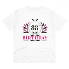 Generic Men's PC Cotton 88th Birthday Printed T Shirt (Color: White, Thread Count: 180GSM)