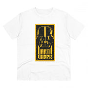 Generic Men's PC Cotton Darth Vader Printed T Shirt (Color: White, Thread Count: 180GSM)