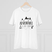 Generic Men's PC Cotton Explore The Unseen Printed T Shirt (Color: White, Thread Count: 180GSM)