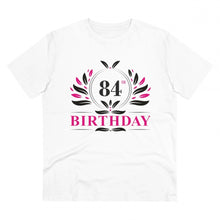 Generic Men's PC Cotton 84th Birthday Printed T Shirt (Color: White, Thread Count: 180GSM)