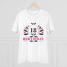 Generic Men's PC Cotton 18th Birthday Printed T Shirt (Color: White, Thread Count: 180GSM)