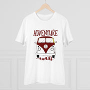 Generic Men's PC Cotton Explore The Unseen Printed T Shirt (Color: White, Thread Count: 180GSM)
