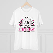 Generic Men's PC Cotton 56th Birthday Printed T Shirt (Color: White, Thread Count: 180GSM)