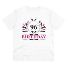 Generic Men's PC Cotton 96th Birthday Printed T Shirt (Color: White, Thread Count: 180GSM)