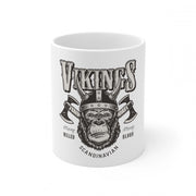 Generic Ceramic Gorila Desing Printed Coffee Mug (Color: White, Capacity:330ml)