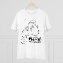 Generic Men's PC Cotton Ganesh Printed T Shirt (Color: White, Thread Count: 180GSM)