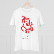 Generic Men's PC Cotton Ganesh Printed T Shirt (Color: White, Thread Count: 180GSM)
