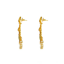 Generic Women's Rose Gold Plated Alloy Kundan Earrings &amp; Mangtikka (Green)