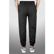 Generic Men's Polyster Solid Track Pant-Lower (Black)