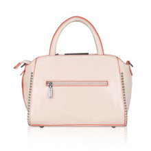 Generic Women's Faux Leather Metal Beads Handbag (Pink)