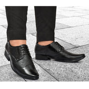 Generic Men's Faux Leather Formal Shoes (Black)