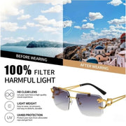 Generic Classic Unisex UV400 Protection Sunglasses (MultiColor)