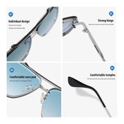 Generic Classic Unisex UV400 Protection Sunglasses (Blue)