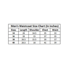Generic Men's Jacquard Printed Full Sleeve Waistcoat (Red-Beige)