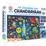 Chandrayaan Printed Colouring Mat | Canvas | Educational Toys | 3+ Years