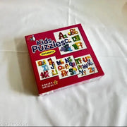 4_Pcs Set Alphapet Puzzle | Cardboard | Educational Toys | 4+ Years