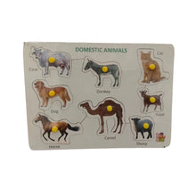 Domestic Animal Wooden Puzzle |   Wooden  |   Educational Toys| 3+ Years