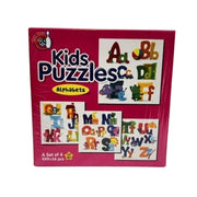 4_Pcs Set Alphapet Puzzle | Cardboard | Educational Toys | 4+ Years