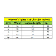 Generic Women's Polyester Solid Ankle Length High-Rise Tights (Purple)