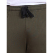 Generic Men's Casual Cotton Striped Full Length Track Pant (olive)