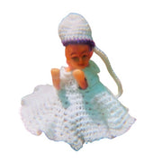 Generic Laddu Gopal Tharad Dress Size: 0 To 6 (White-Lavender)