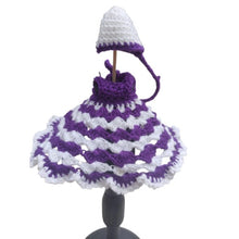 Generic Laddu Gopal Tharad Dress Size: 0 To 6 (White-Lavender)