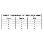 Generic Women's Polyester Solid Above Knee High-Rise Shorts (Grey)