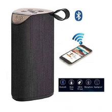 Generic Plastic Rubber Wireless TG111 Bluetooth Speaker (Black)