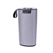 Generic Plastic Rubber Wireless TG111 Bluetooth Speaker (Grey)