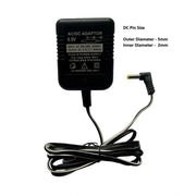 Generic 6.5V 500mA DC Power Adapter Power Supply AC Input 200-240 V for Toys- Cordless Phones- FM Radio- Other Electronic - IT Gadgets (Black)