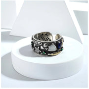 Generic Stainless Steel Imported High-Quality Office Wear Freesize Ring (Silver Plated)