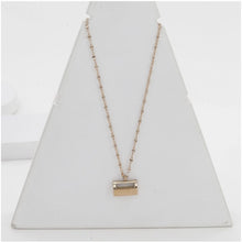 Generic Women's Stainless Steel Mini Suitcase Pendent Delicate Chain (Gold Plated)