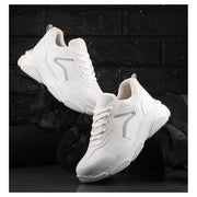 Generic Women's Casual Mesh Printed Lace-Ups Shoes (White)