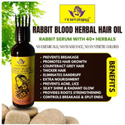 Generic Devi Herbels Rabbit Blood Herbal 100 ML Hair Oil - Men's And Women's Hair Growth Oil