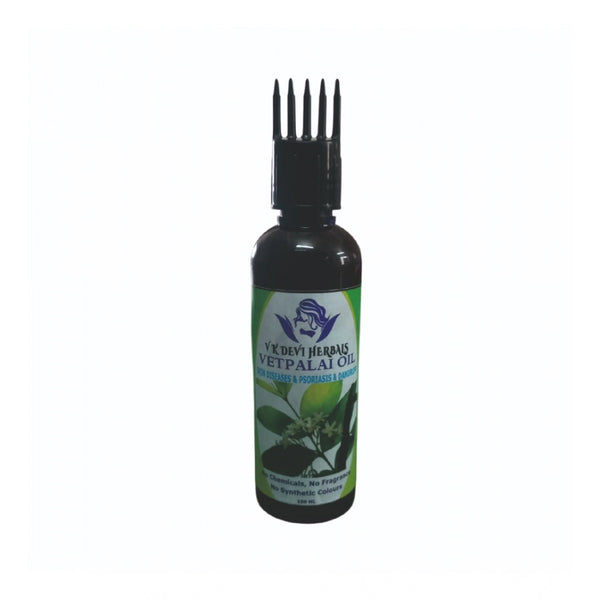 Generic Devi Herbal Vetpalai 100 ML Oil - Anti-Dandruff And Psoriasis Relief Oil