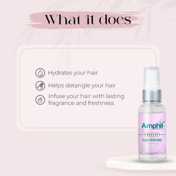 Generic Amphil beauty Breeze Unisex Hair perfume 60 ml | Alcohol Free | Water Based | Paraben Free
