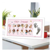 Generic Acrylic Footprint Hand Printbaby Photo Frame Ink Pad Photo Frame (Multicolor)