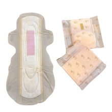 Generic Pack of_12 Pcs Cotton Bamboo Sanitary Pads with Wings (White, each pack_6 pads)