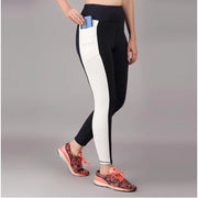 Generic Women's Polyester Solid Ankle length High Waisted Tights (Navy Blue)