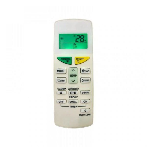 Generic Remote No. 132L (with Backlight), Compatible for Daikin AC Remote Control (Exactly Same Remote Will Only Work)