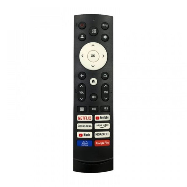 Generic Remote No. 1256 (No Voice), Compatible for Hisense Smart TV LCD/LED Remote Control (Exactly Same Remote Will Only Work)