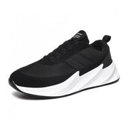 Generic Men's Casual Synthetic Lace-ups Casual Shoes (Black)