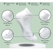 Generic 3_Pair Set Unisex Casual Cotton Printed Low Cut Socks (Multicolor)